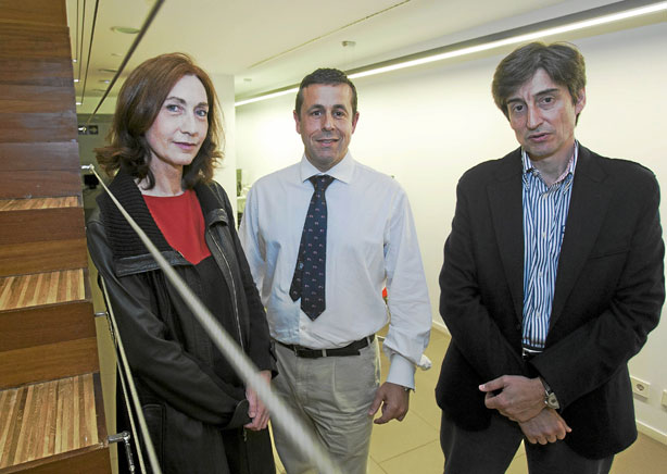 Isabel Jiménez, Miguel Añó y Fernando Rodríguez 