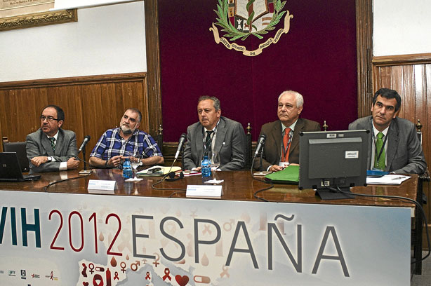 Andrés Perelló, Peio López de Muniain,  Manuel Escolano, Enrique Ortega y Antonio Román 