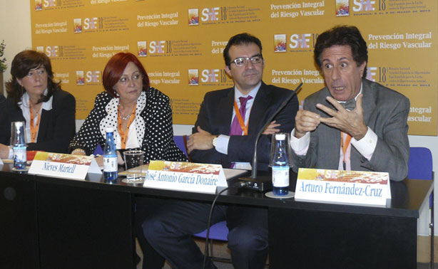 Montserrat González-Estecha, Nieves Martell, José Antonio García Donaire y Arturo Fernández-Cruz 