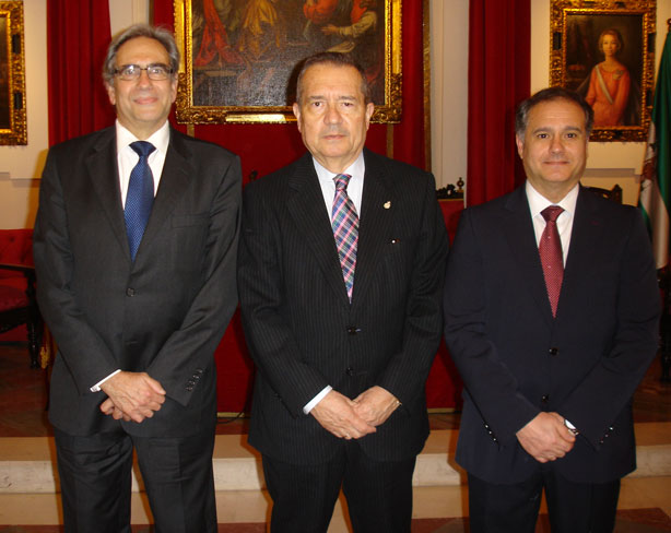Javier Dorca, Federico Argüelles y Rafael Espino. 