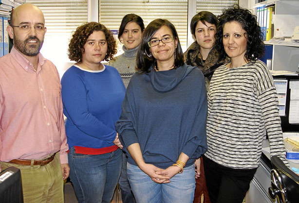 Andrés García Montero, María Jara, Andrea Mayado, Paloma Bárcena, Cristina Teodosio y  Luz Sánchez. 