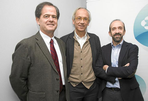 Juan Berenguer, Bonaventura Clotet y Santiago Moreno 