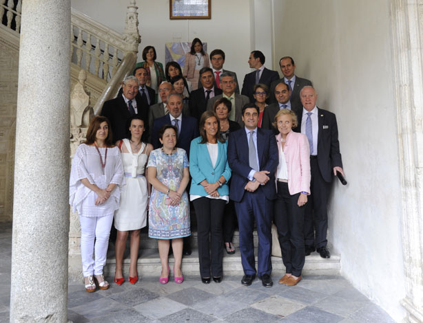 Ana Mato, con José Ignacio Echániz, Pilar Farjas y los consejeros autonómicos 