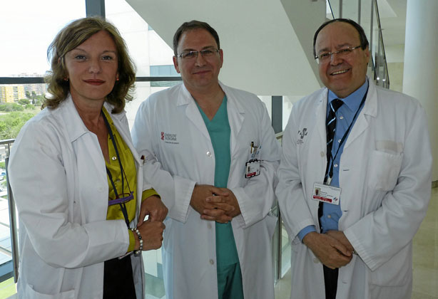 Pilar Nos, Salvador Pous y Eduardo García-Granero 