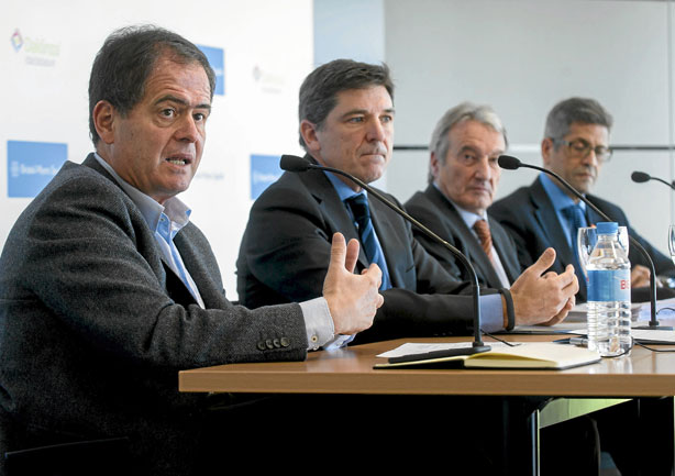 Juan Berenguer, José Cabrera, Ramón Planas  y Antonio Bernal 