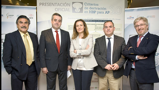 José Luis Llisterri,Juan Manuel Cózar,Cristina Henríquez de Luna,Josep Basora y Benjamín Abarca 