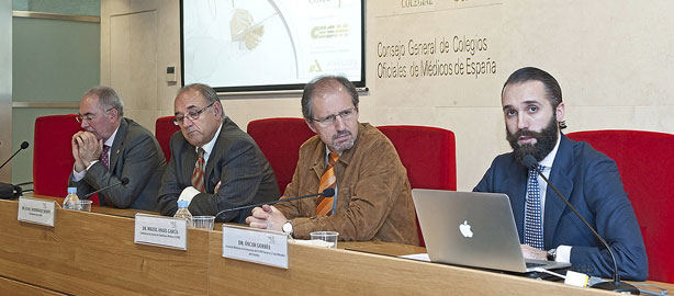 Francisco Miralles,Juan José Rodríguez Sendín,Miguel Ángel García y Óscar Gorría 