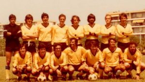 El equipo catalÃ¡n en un campeonato en Cannes en 1978.