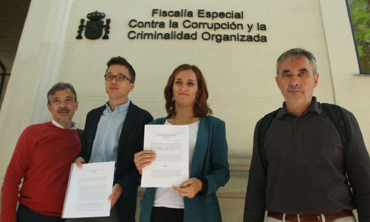 Denuncia de Podemos a la Fiscalía contra la FJD 