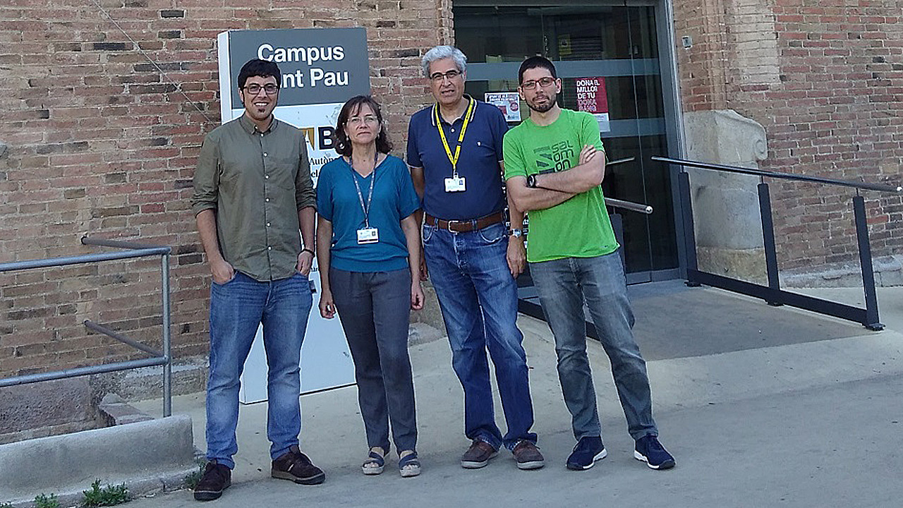 David de Gonzalo Calvo, Vicenta Llorente, Francesc Carreras y David Viladés, autores del trabajo 
