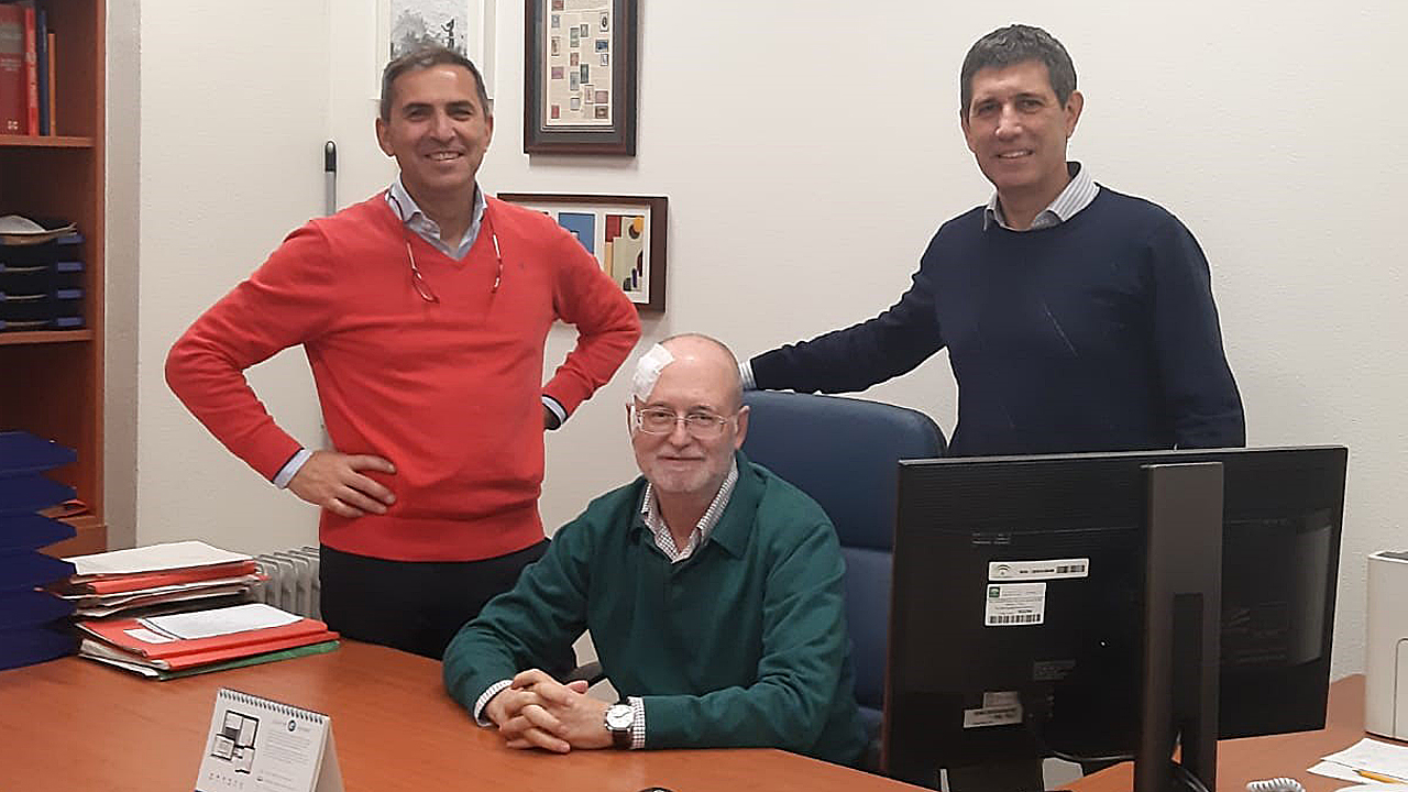 José María Castellano, José Lapetra y José Manuel Santos, autores principales del estudio Prediabole.