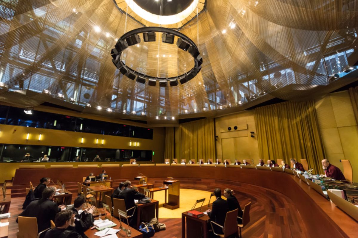 Gran Sala del Tribunal de Justicia de la Unión Europea 