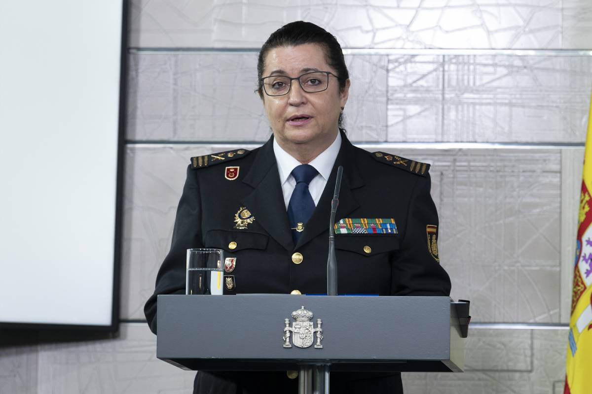 Pilar Allé, comisaria principal de la Policía Nacional. / Moncloa: Borja Ruiz de la Bellacasa 