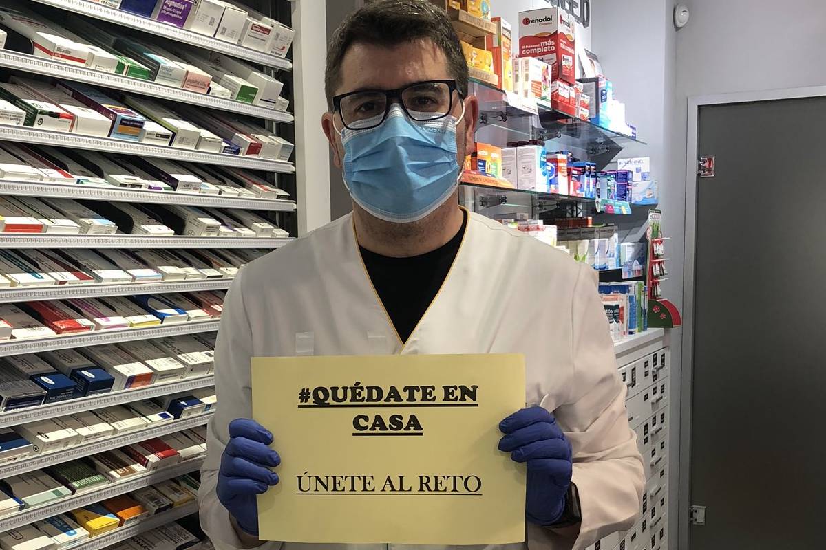 Jesús Gil Muñoz, farmacéutico adjunto de Móstoles, afecatdo por la Covid-19.