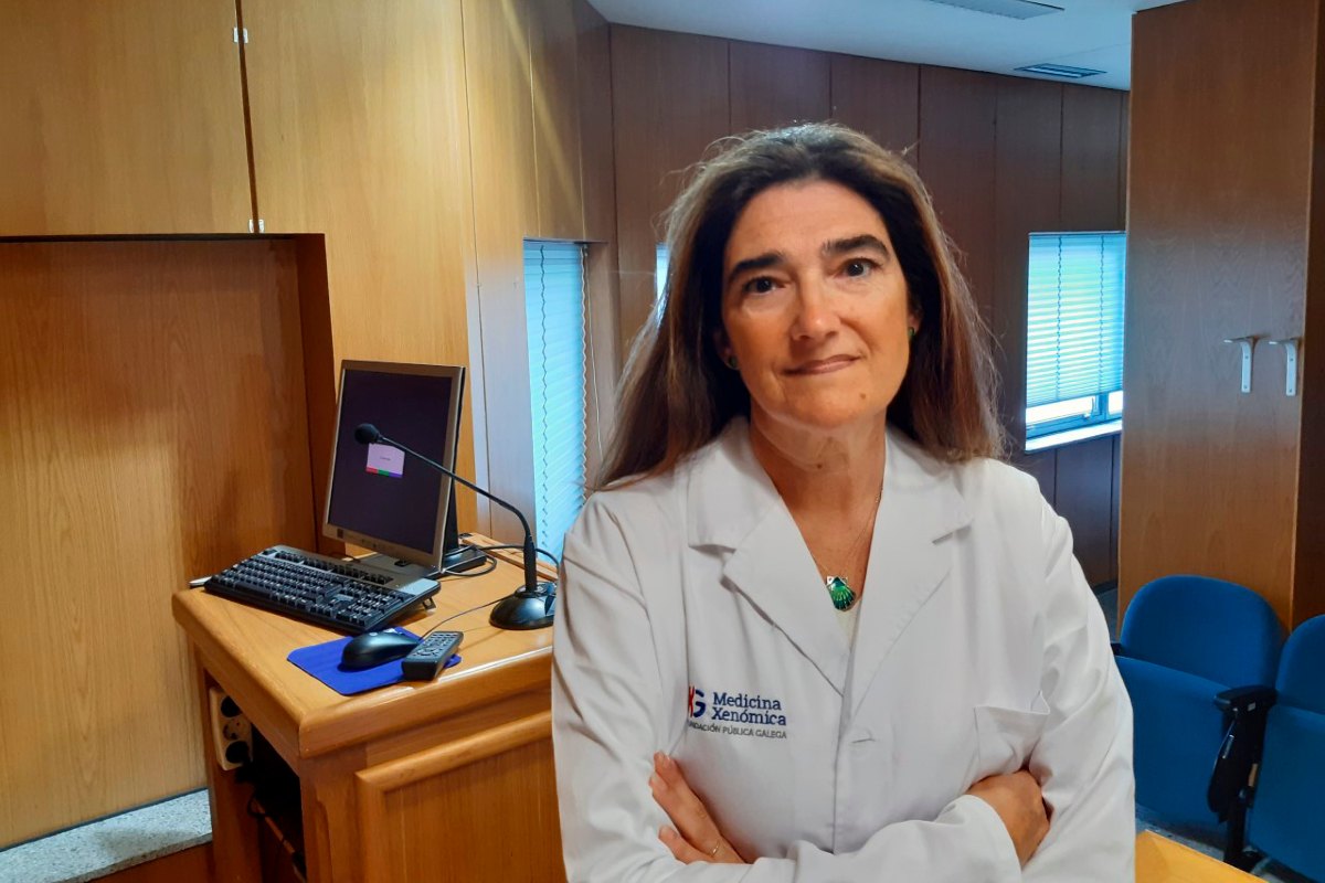 Manuela Gago, especialista en Genética en la Fundación Pública Gallega de Medicina Genómica e Instituto de Investigación Sanitaria de Santiago de Compostela (IDIS)