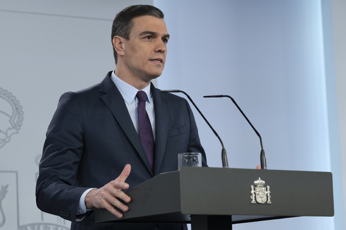 Pedro Sánchez, presidente del Gobierno. 