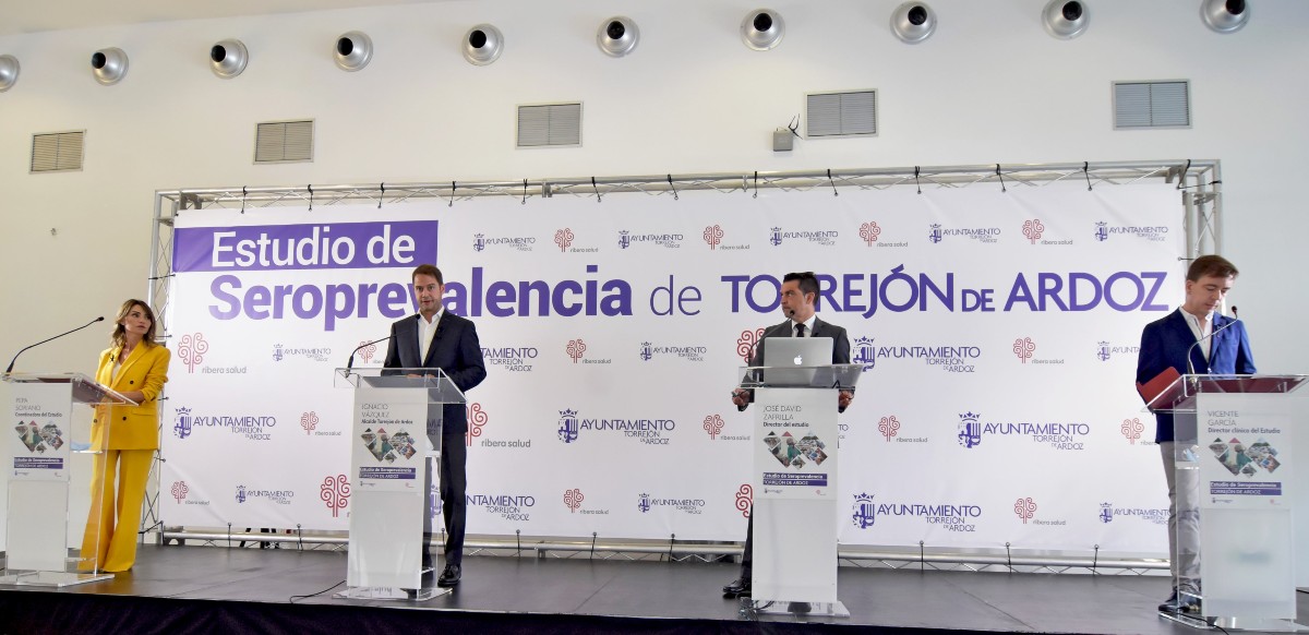 Presentación del estudio de seroprevalencia de Torrejón