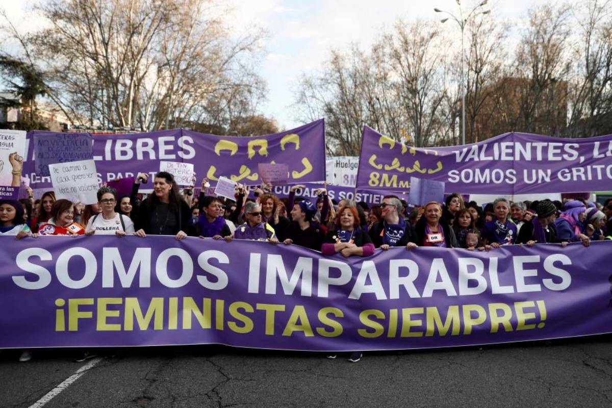 Manifestación del 8 de marzo en Madrid. 