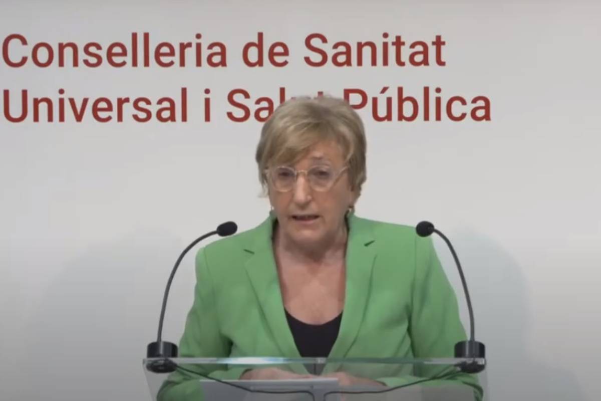 Ana Barceló, consejera de Sanidad de la Comunidad Valenciana. 