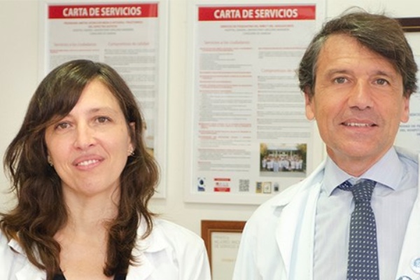 Carmen Moreno y Celso Arango.