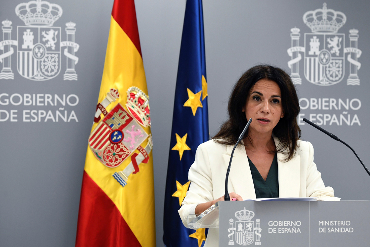 La secretaria de Estado de Sanidad, Silvia Calzón. 