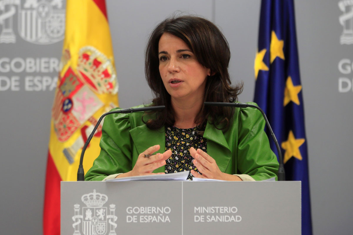 La secretaria de Estado de Sanidad, Silvia Calzón. 