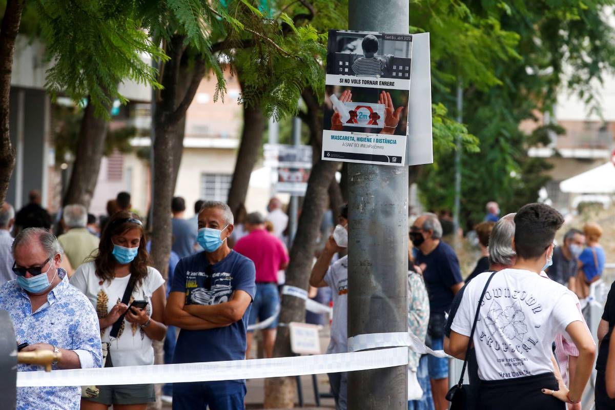 Cribados masivos de PCR realizados en Sant Boi del Llobregat. 