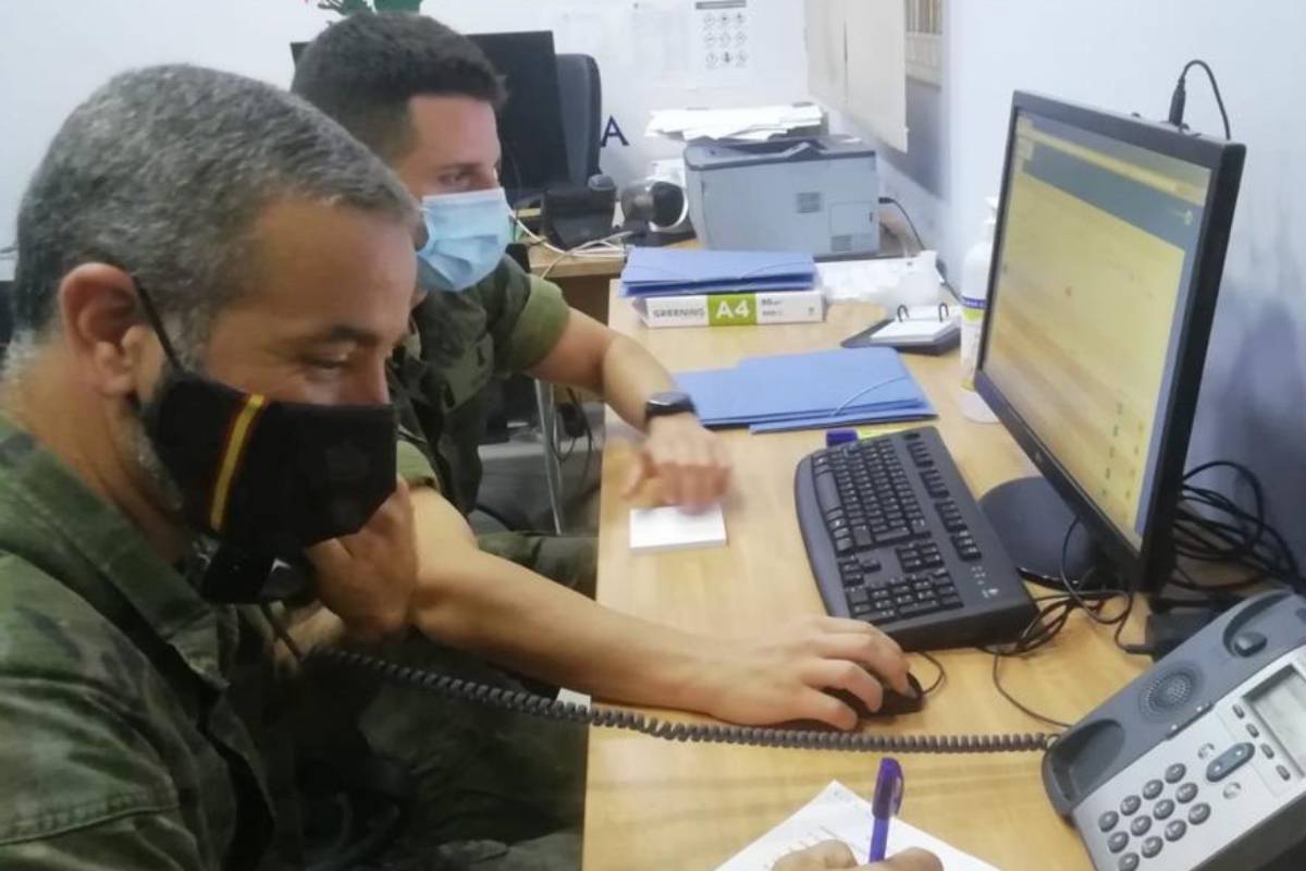 Rastreadores del Ejército de Tierra en Melilla. /Ministerio de Defensa.