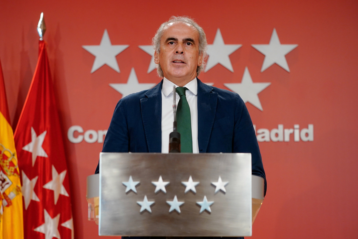 Ruiz Escudero en la rueda de prensa de 9 de octubre 