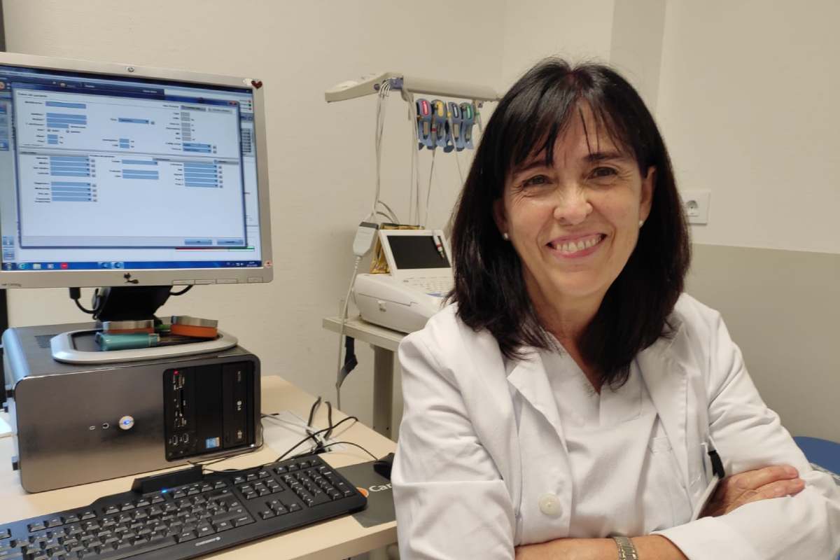 Purificación Centeno, alumna del curso y enfermera del Servicio de Neumología del Hospital Álvaro Cunqueiro de Vigo