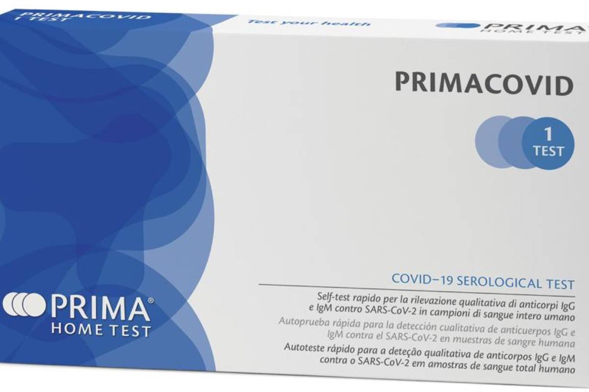 'Primacovid', test de autodiagnóstico covid, del alemán Prima Lab.