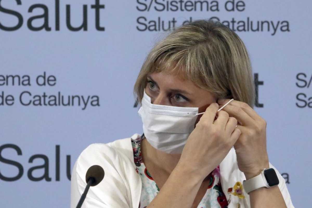 Alba Vergés, consejera de Salud de Cataluña. 