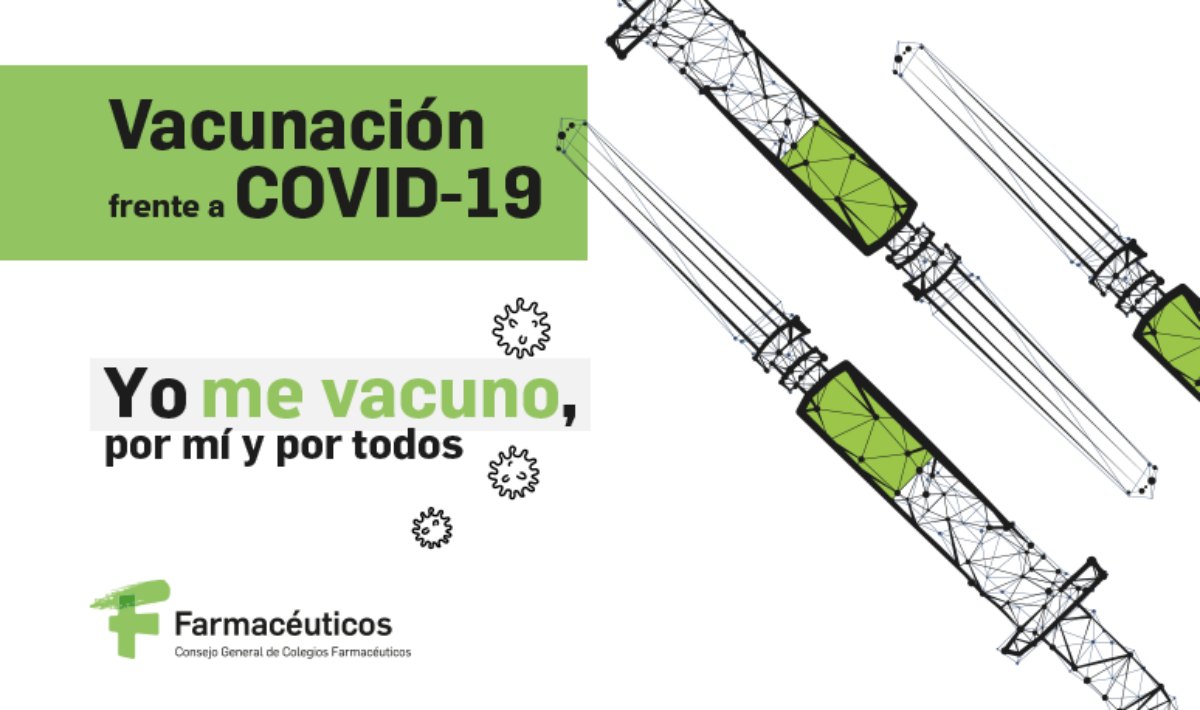 Cartel de la campaÃ±a 'Yo me vacuno, por mÃ y por todos'.