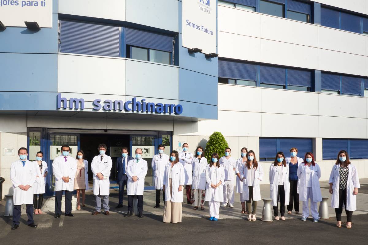 Equipo de investigadores y oncólogos de HM Hospitales participantes en 'COVACTA'.