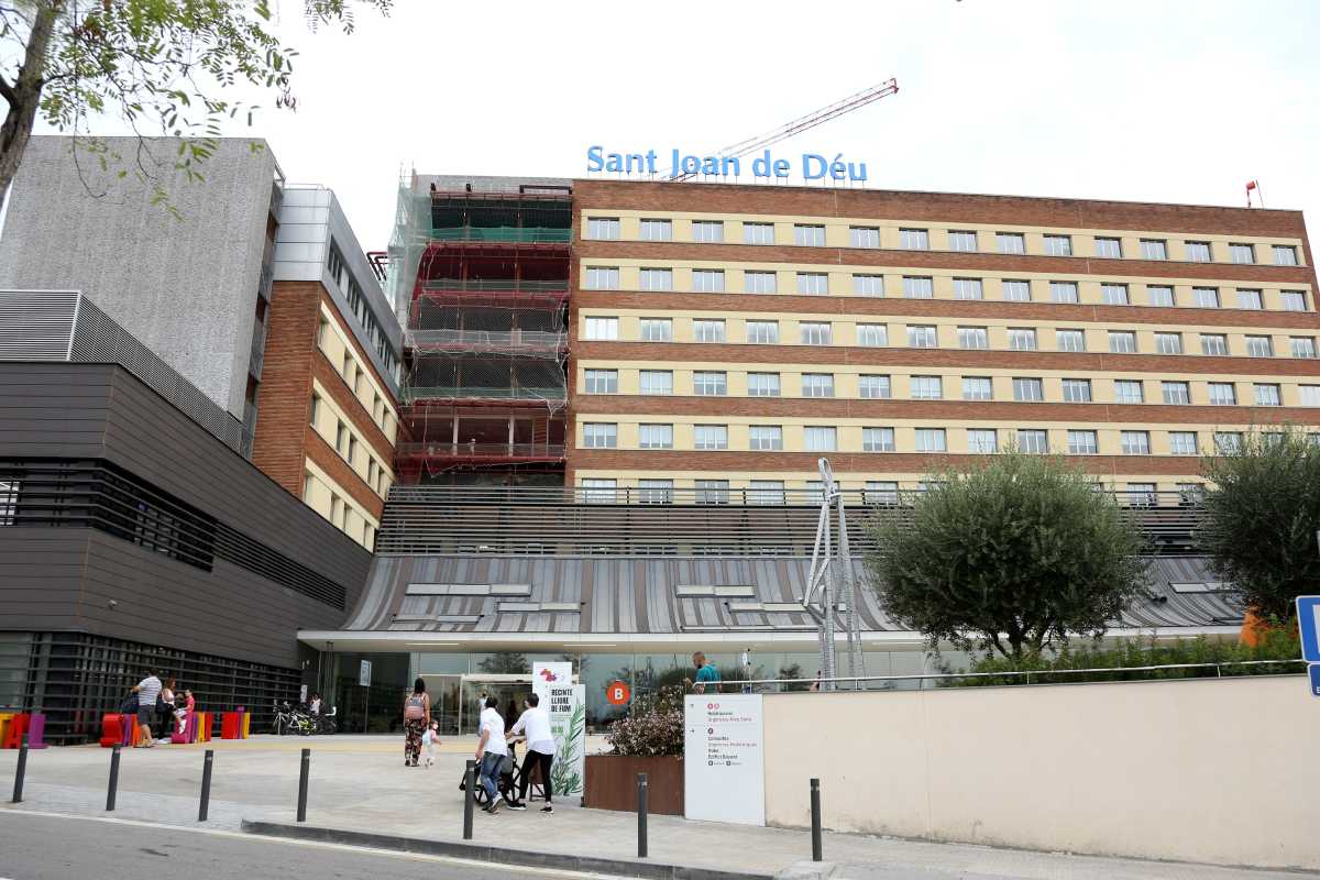 Hospital Materno-infantil de Sant Joan de DÃ©u, de Esplugas, en Barcelona.
