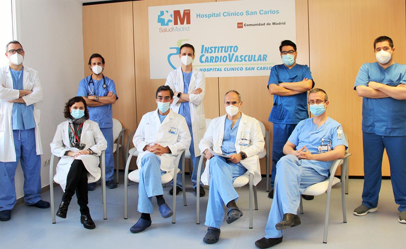 Equipo de cardiología del Hospital Clínico San Carlos (Madrid).