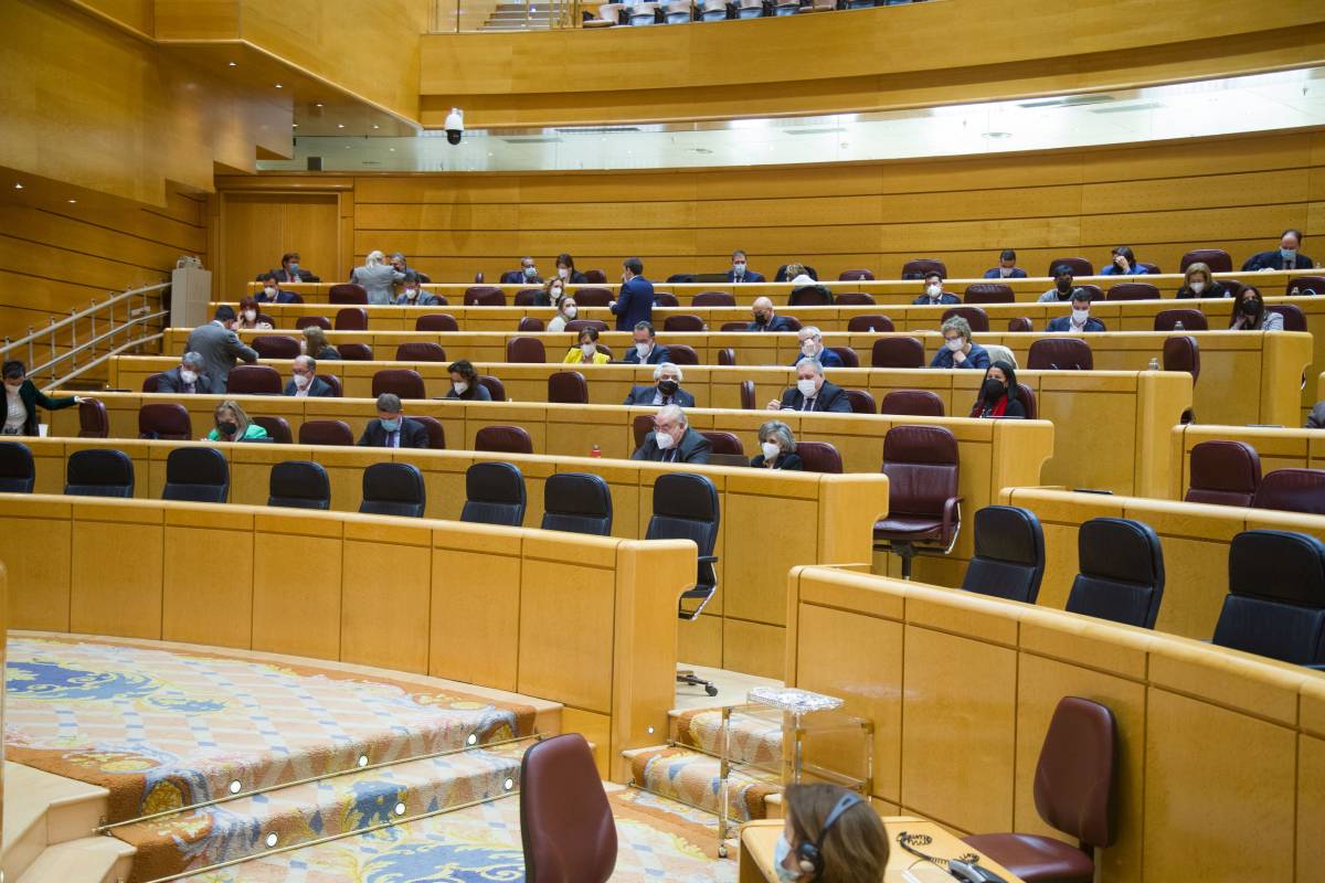 Pleno del Senado en el debate de la proposiciÃ³n de ley de la eutanasia. 