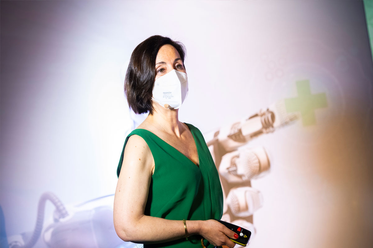 Cristina DÃaz, responsable de la Farmacia Camino de Santiago, en Grañón (La Rioja). Foto: Mauricio Skrycky.