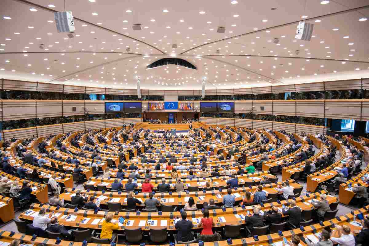 Parlamento Europeo en Bruselas. 