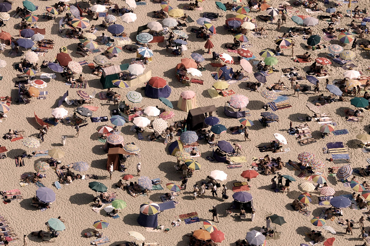 Personas en la playa