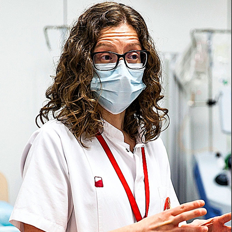 Mònica Linares, del Banco de Sangre y Tejidos de Cataluña. Foto: Jaume Cosialls