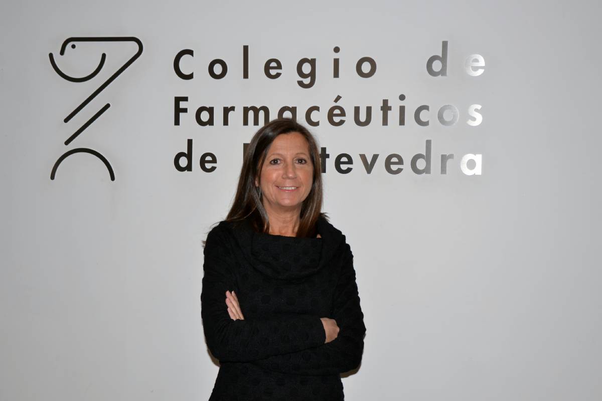 Alba Soutelo, presidenta en funciones del COF de Pontevedra.