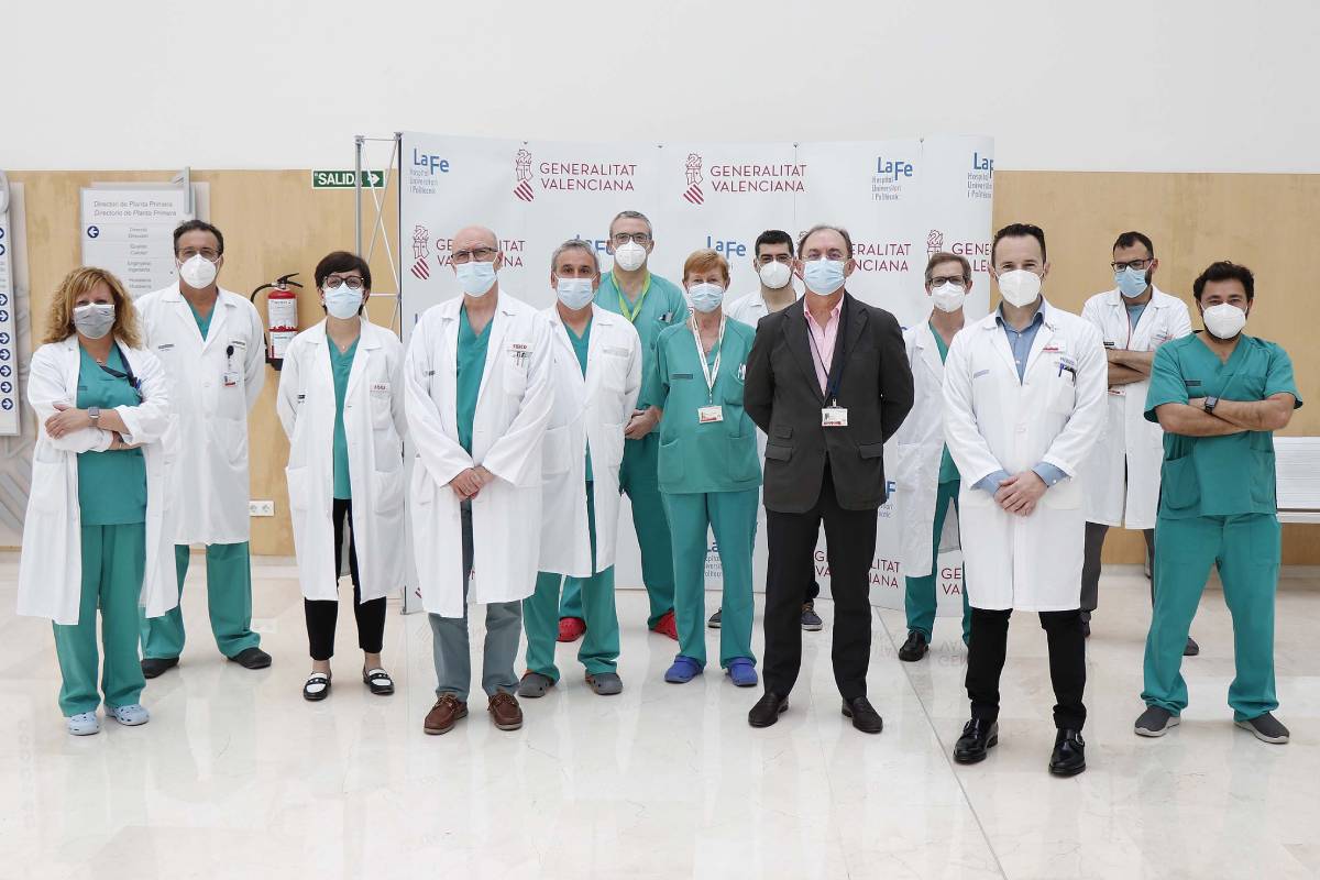 Equipo de Cirugía Radioterápica del Hospital Universitario y Politécnico La Fe de Valencia.