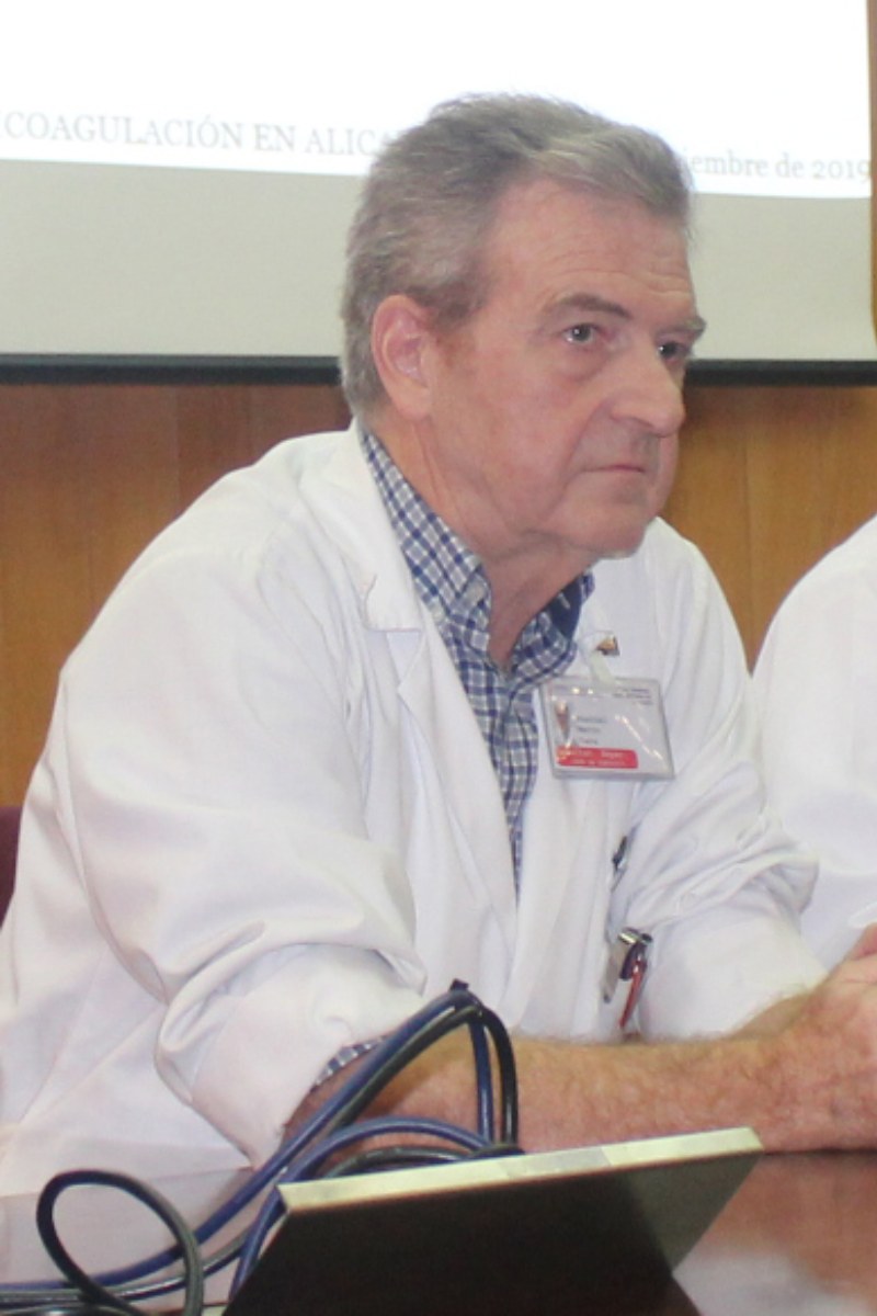 Pascual Marco, jefe del Servicio de Hematología del Hospital General Universitario de Alicante.