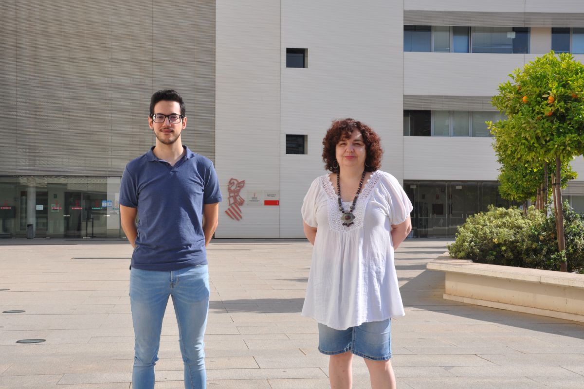 Alberto Lerma y María Pilar Francino, investigadores de Fisabio.