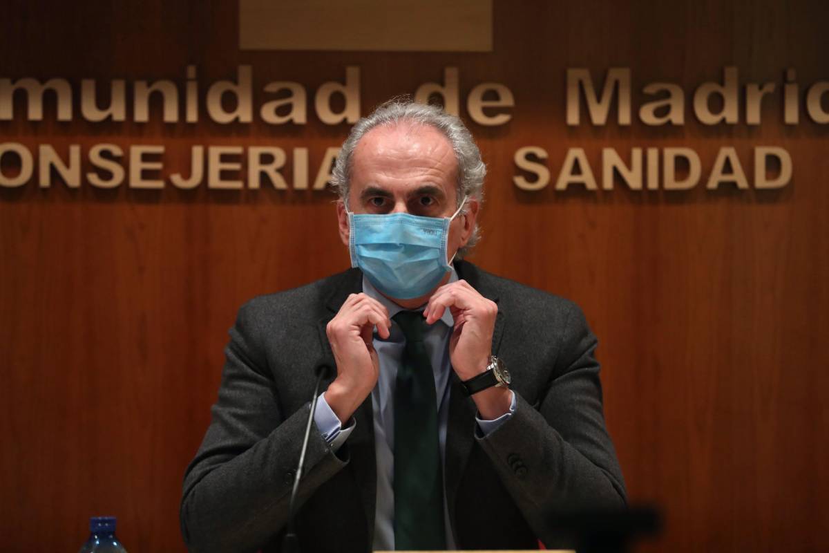 Enrique Ruiz Escudero, consejero de Sanidad de la Comunidad de Madrid. 