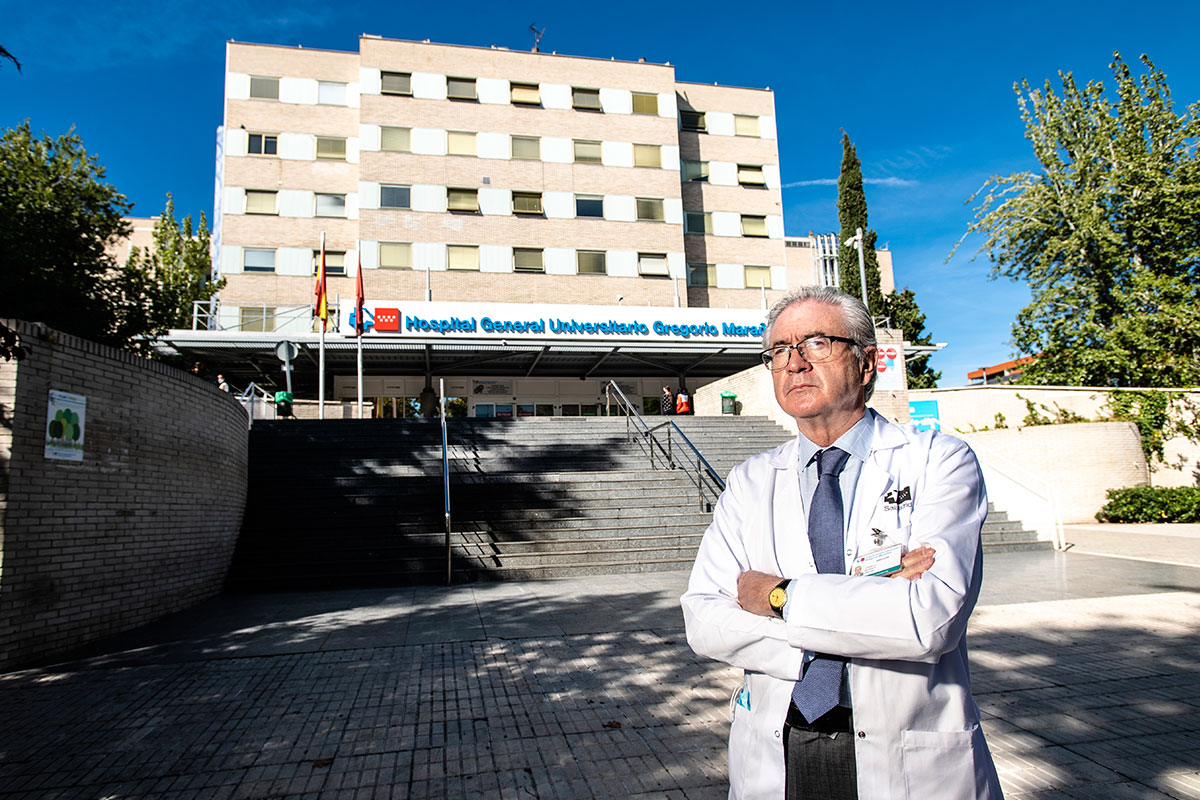 Joseba Barroeta, gerente del Hospital General Universitario Gregorio Marañón. (Foto: Mauricio Skrycky