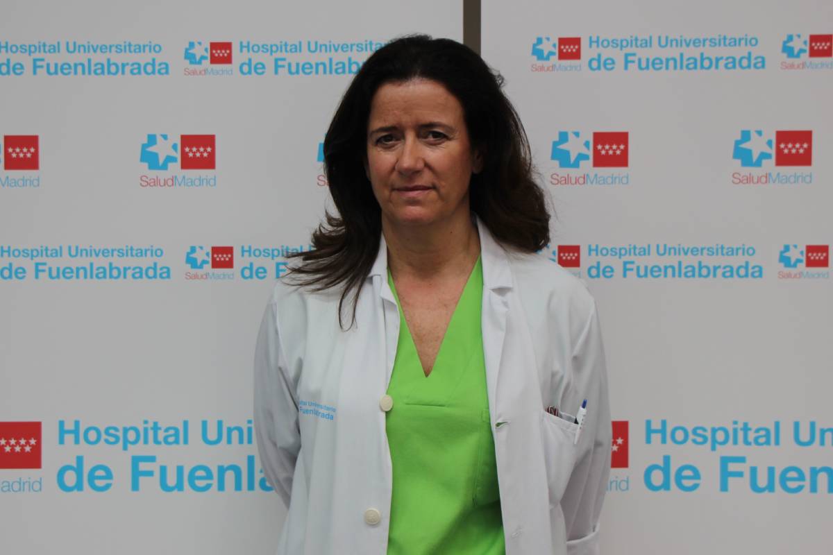 La internista Cristina de Ancos, del Hospital de Fuenlabrada.