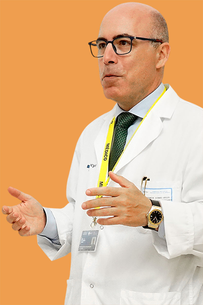 , Fermín Sánchez-Guijo Martín, secretario del Grupo Español de Leucemia Mieloide Crónica, de la Sociedad Española de Hematología y Hemoterapia.