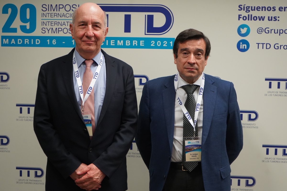 Los oncÃ³logos Alfredo Carrato y Enrique Aranda.